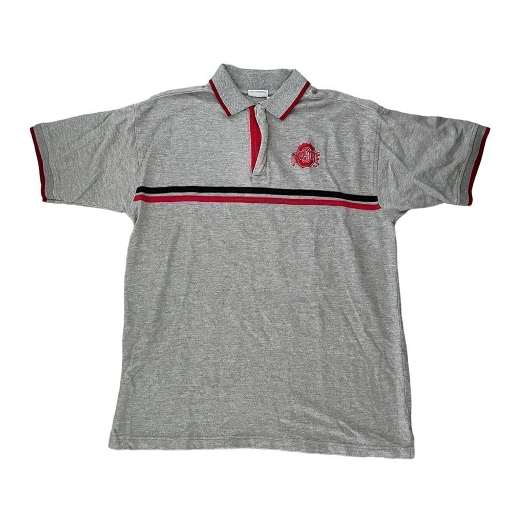 Pro Edge Ohio State Grey Polo Size Large